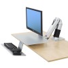 Teclado WorkFit A 2 Teclado WorkFit A WorkFit A con teclado suspendido, Platino